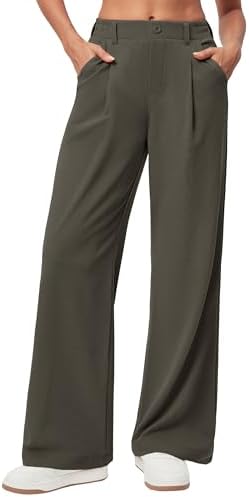 Ewedoos Wide Leg Dress Work Pants for Women Business Casual Office Outfits