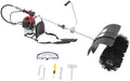 52CC Sweeper Machine 2-Stroke Gasoline Engine, Artificial Turf Vacuum Snow Shovel, Power Broom for Driveways, Lawns, Pavements, Golf Courses