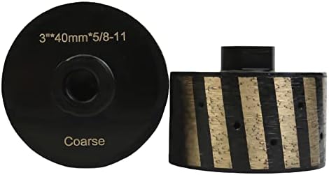 3 Inch Zero Tolerance Grinding Wheel Resin Filled Diamond Drum Wheel Profiler Grinding Wheel Grinding Drum for Sink Hole Granite Concrete 75mm Diamond Sink Gear Drum Wheel