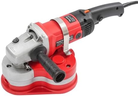 2.8KW Handheld Electric Polisher,6 Inch Buffer Polishing Machine w/ 6 Diamond Discs and 6 Variable Speed 600-3000 RPM Adjustable for Concrete Stone Cement Brick Walls Sanding and Polishing