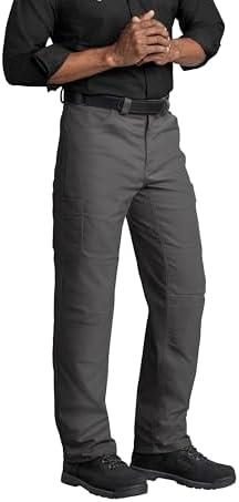 Red Kap Men's Performance Shop Pant - Double Knee Work Pants, Regular Fit, Concealed Zippers for Scratch Protection