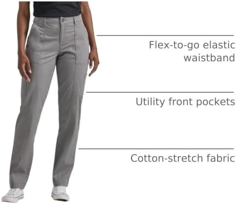 Lee Women's Ultra Lux Comfort with Flex-to-go Utility Pant