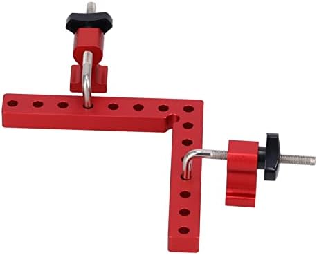 Woodworking, 90° Positioning Square, Durable Device for Accurate Right Angle Measurement for Boxes, Photo Frame, Aluminium Alloy (160 mm)