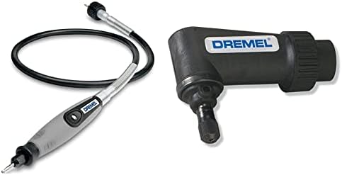 Dremel 575 Right Angle Attachment for Rotary Tool with Flex Shaft Rotary Tool Attachment with Comfort Grip and 36” Long Cable