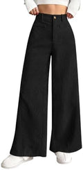 PRETTYGARDEN Women's High Waisted Corduroy Pants Casual