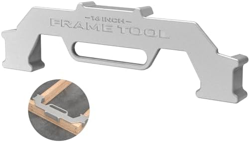 Framing Tools,16 Inch On-Center Stud Layout Tool,100% Cast Aluminum Framing Spacing Tool,Premium Wall Stud Framing Tool,Precision Measurement Jig Tool For Framing Wall