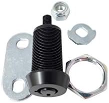 1-1/8" Tubular Cam Lock (90° Black, 2-Pack) RV Toolbox Cabinet Replacement