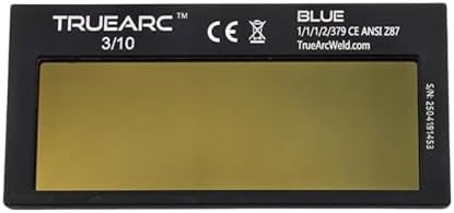 Blue Auto-Darkening Welding Lens - High Definition Blue Hue Filter- Fits 2" x 4-1/4" Welding Hoods – Shade 10