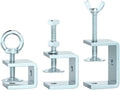 Hose Clamps, Galvanized Carbon Steel Tiger Clamp Multiple Shapes Open Height 20-130MM Fixed Device(Outer hexagonal 75)