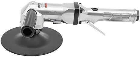 7in Air Pneumatic Sander, 4500rpm Pneumatic Polisher with Press-Type Design, M16 Spindle Aluminum Lightweight Air Sander for Stones, Tiles, Marble, Car