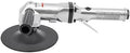 DNYSYSJ 7" Air Angle Sander 4500RPM Pneumatic Polisher, Air SanderM16 Spindle w/Safety Switch & Aux Handle, 4.41lb Lightweight Orbital Sander for Metal/Car/Stone (Silver/Black)