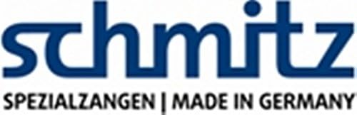 Needle Nose Pliers 6.1/8'' - schmitz 4442HS22 - straight, long, very slim, tapered, serrated jaws - ESD Dissipative - Hightech tool for professionals - Made in Germany - Solingen