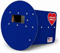 Blue Pancake Welding Hood Right Handed, 2" x 4-1/4" Lens Welding Shield, ANSI Z87.1, Lightweight Low Profile