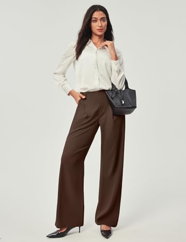 Ewedoos Wide Leg Dress Work Pants for Women Business Casual Office Outfits