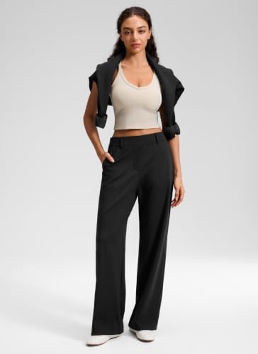 CRZ YOGA 4-Way Stretch Straight Leg Work Pants 30"