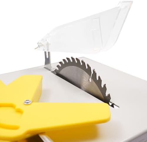 750W Mini Table Saw & Polisher, Adjustable Speed 1000-10,000 RPM Multifunctional Lapidary with 6-Inch Jade Saw Blade Woodworking Carving Lathe Machine for Cutting, Grinding