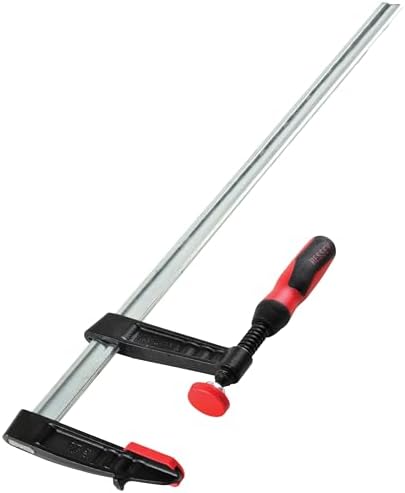 BESSEY TG4.524+2K Clamp, woodworking, F-style, 2K handle, replaceable pads, 4.5 In. x 24 In., 1000 lb