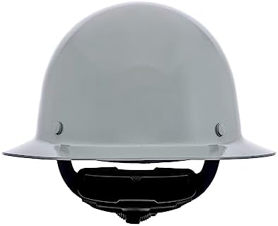 MSA Skullgard Full-Brim Hard Hat with Suspension - Non-Slotted Cap, Made of Phenolic Resin, Radiant Heat Loads up to 350F, Standard Size Hard Hat | Fas-Trac III Ratchet Suspension
