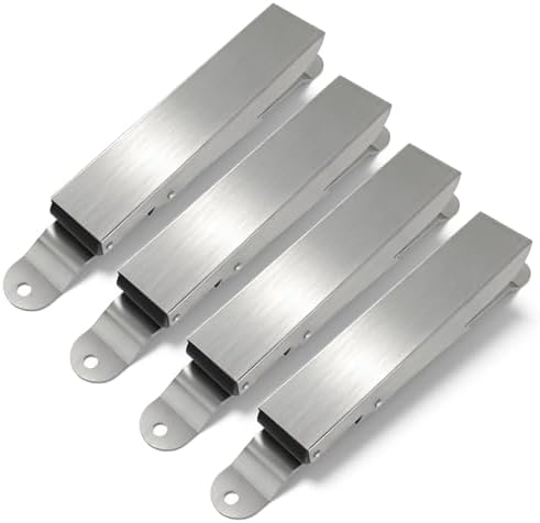 MIKKUPPA Car Mat Clamps, Heavy Duty Stainless Steel, 4 Pack
