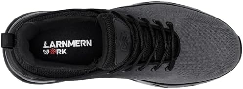 LARNMERN Men Chef Shoes Non Slip Work Waterproof Slip-on