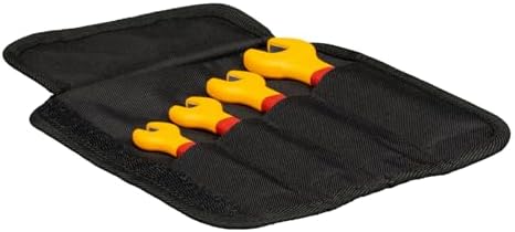 Bosch Professional VDE Spanner Set (incl. 4 spanners: 8mm, 10mm, 13mm and 17mm, Certified up to 1,000 V, in Canvas Bag)