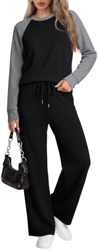 WIHOLL Lounge Sets for Women 2 Piece Fall Outfits 2026 Fashion S-2XL