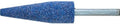 PFERD Vitrified Mounted Point Tough, 3/4" x 2-1/2", 46 Grit Ceramic Oxide, 1/4" Shank,19800 RPM (Pack of 10) - Part 30000
