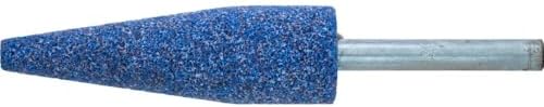 PFERD Vitrified Mounted Point Tough, 3/4" x 2-1/2", 46 Grit Ceramic Oxide, 1/4" Shank,19800 RPM (Pack of 10) - Part 30000