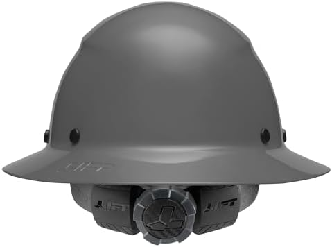 LIFT SAFETY Dax Carbon Fiber Full Brim Hard Hat | Safety/Construction Helmet w/ 6 Point Suspension for Comfort & Impact Protection