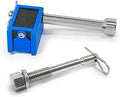 PACLOCK's KT-UCS-80A-250-YK-1 Hitch Lock Combo, Black Anod Alum, High Performance 6-Pin Cylinder, Keyed Differently, with 1/2" Threaded Pin & 5/8" Pin