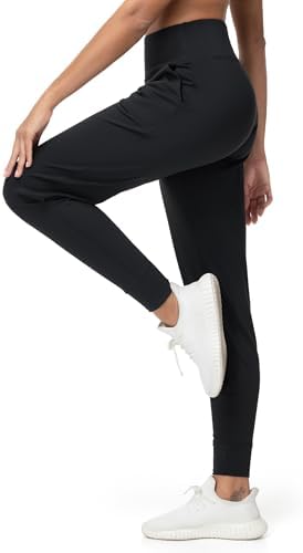 THE GYM PEOPLE Women's Workout Joggers Pants Lightweight Lounge Leggings