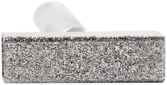 POWERTEC Bench Grinder Wheel + Diamond Wheel Dresser 8 Inch 36 & 150 Grit, Aluminum Oxide Grinding Wheel for Bench Pedestal Grinder, 1" Thick 5/8" Arbor, Sharpening Shaping Blade, Chisel, Drill Bits