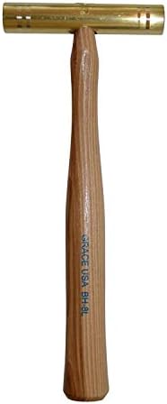 Grace USA Brass Hammer, Gunsmith Tools & Accessories, Gun Care, Woodworking, Machinist, Mechanic, Made in USA