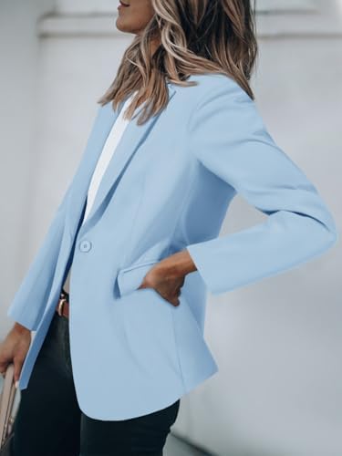 Cicy Bell Womens Casual Blazers Long Sleeve Work Office Suit Jackets Blazer