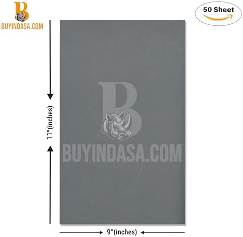 Indasa 50 PCS 5.5x9” Wet & Dry Rhynowet Sandpaper 2500 GRIT Half Sheets – Silicon Carbide Abrasive for Auto, Wood, Metal, Paint & Coat Finishing – Sand Paper, Plusline, Abrasive Sandpaper, Plusline