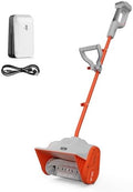 Litheli 20V Cordless Snow Shovel, 13-Inch Battery-Powered Snow Blower with 4.0Ah Battery, Easy to Use Snow Removal for Driveways, Sidewalks, Decks & Patios