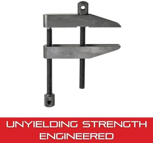 Starrett Toolmakers Parallel Clamp - Ideal for Holding Work in Tapping and Drilling - 3-1/2" Capacity, 2-1/4" Throat Depth, Hardened Steel, Nice Finish - 161E