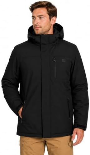 Billabong Ski Jacket Men - Waterproof Shell, Hooded Warm Winter Snow Coat