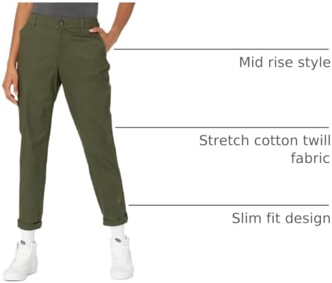 Amazon Essentials Women's Mid-Rise Slim-Fit Stretch Cropped Capri Pants (Available in Plus Size)