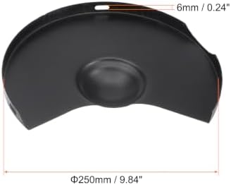 HARFINGTON 2pcs Bench Grinder Wheel Outer Guard Cover 9.84" Carbon Steel
