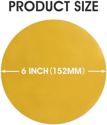 CowboyBOB 100 PCS PSA Sanding Discs 6 Inch 320 Grit Sticky-Back Sandpaper