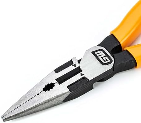 GEARWRENCH 6 Inch Dipped Handle Long Nose Plier - 82176-06