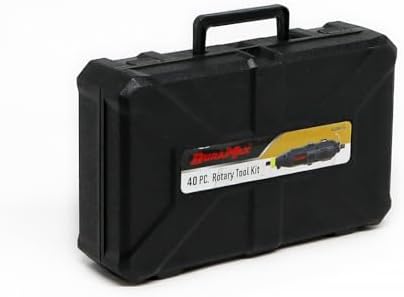 DURAMAX 40PC Rotary Tool Kit, Variable Speed 8000-30000 RPM, 120V Corded