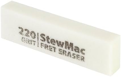 StewMac Guitar Fret Eraser 220 Grit, White