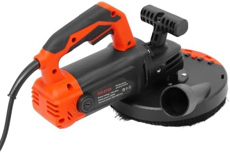 Concrete Grinder Machine, 2200W Electric Concrete Grinder Handheld Cement Grinder 7" 6 Variable Speed Concrete Grinding Machine Concrete Polishing Machine Sander