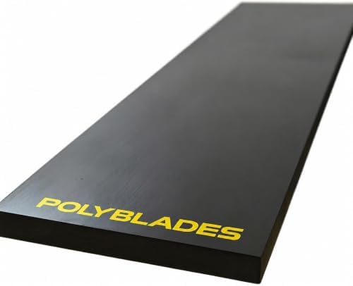 UHMW Snow Plow Cutting Edge, 1/2 in Thick x2 in Wide x84 in Long