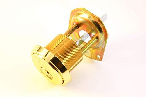 Mul-T-Lock Junior Rim & Mortise Cylinder - 2 Keys, High Security, Brass