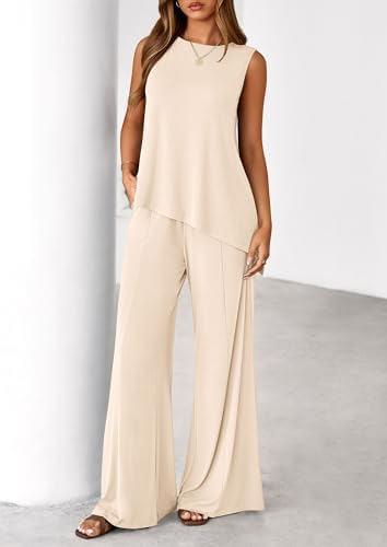 PRETTYGARDEN Women's Summer 2 Piece Matching Lounge Sets