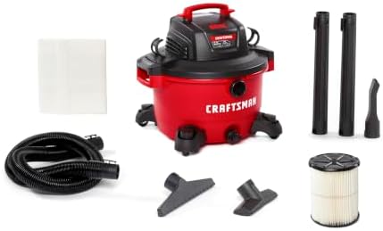CRAFTSMAN CMXEVBE17594 12 Gallon 6.0 Peak HP Wet Dry Shop Vacuum