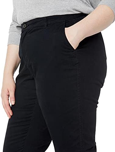 Amazon Essentials Women's Mid-Rise Slim-Fit Stretch Cropped Capri Pants (Available in Plus Size)